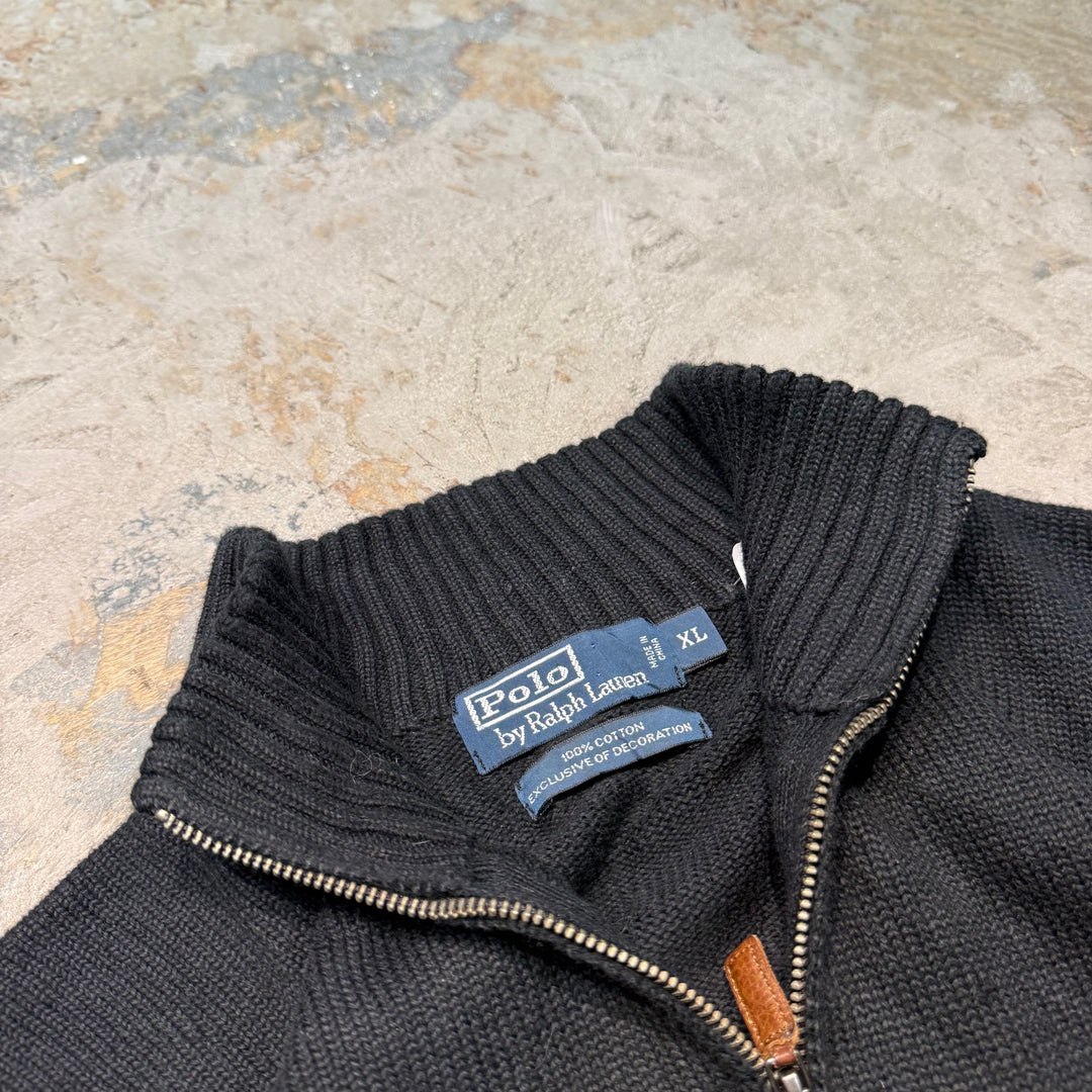 Ralph Lauren/ Polo Ralph Lauren/ Half Zip 니트 스웨터/ 크기 XL의 중고 의류 폴로