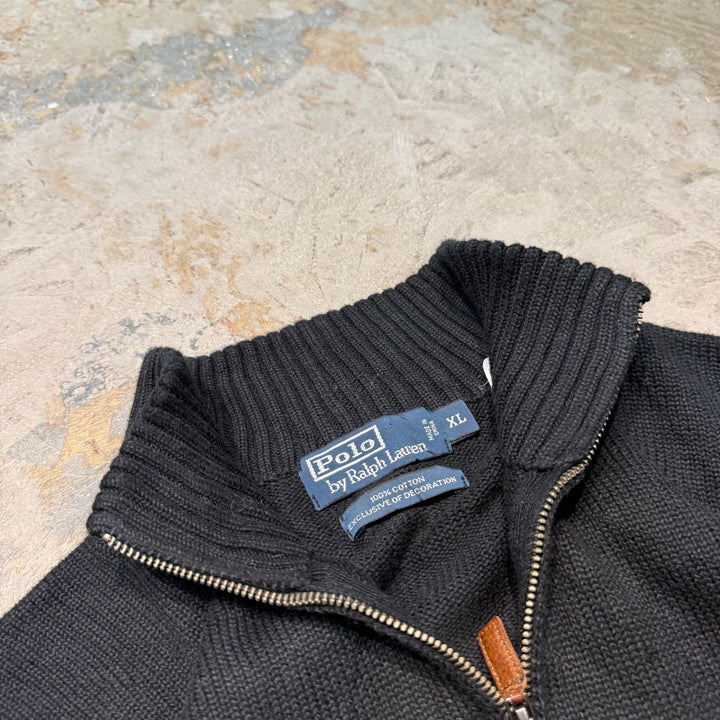 Ralph Lauren/ Polo Ralph Lauren/ Half Zip 니트 스웨터/ 크기 XL의 중고 의류 폴로