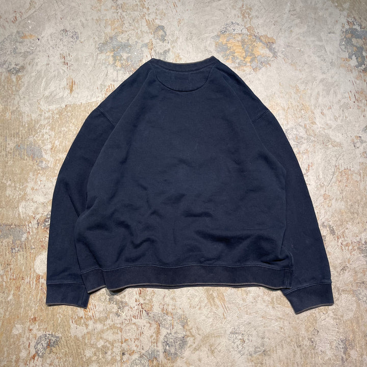 #4111 古着 Unknow/Crew Neck Sweat Shirt/クルーネックスウェット/アニマル刺繍/サイズXL