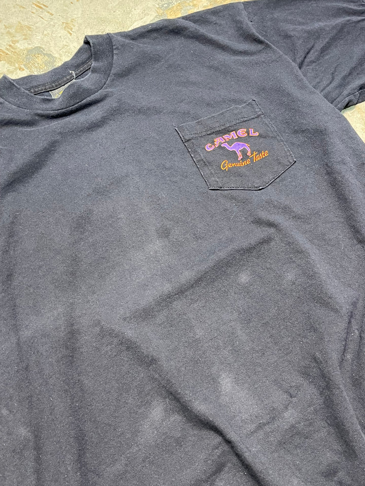 #MA152 古着 USA製 94's CAMEL/キャメル / たばこ / ヴィンテージ シングルステッチ プリントTシャツ/サイズXL