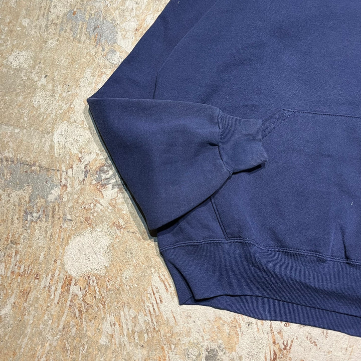 #3567 古着/Russell/ラッセル/Blank Henry Neck  Parker/ブランクヘンリーネックパーカー/無地/MADE IN USA/サイズXL