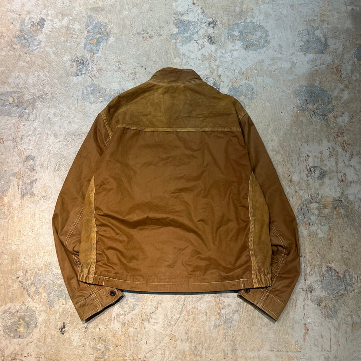 빈티지 Timberland/Timberland/Genuine Leather Zip-Up Leather Jacket/Size XL