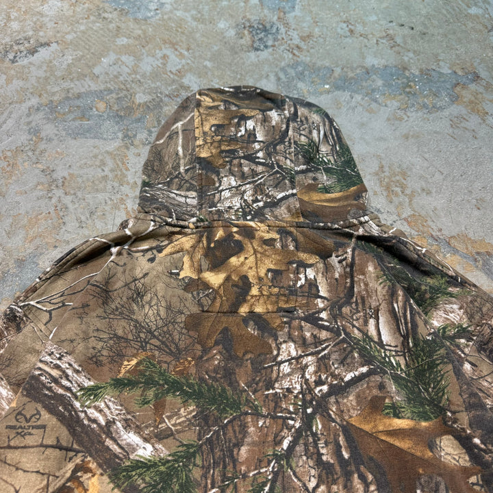 旧衣服REALTREE/真实树图案套衫连帽衫/尺寸L