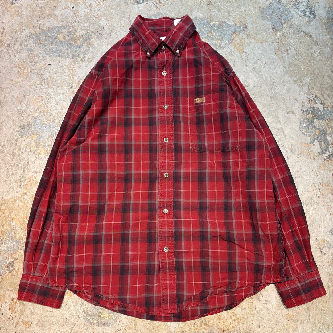 古着 carhartt/カーハート/ ボタンダウン長袖シャツ/ チェック柄/ サイズM
