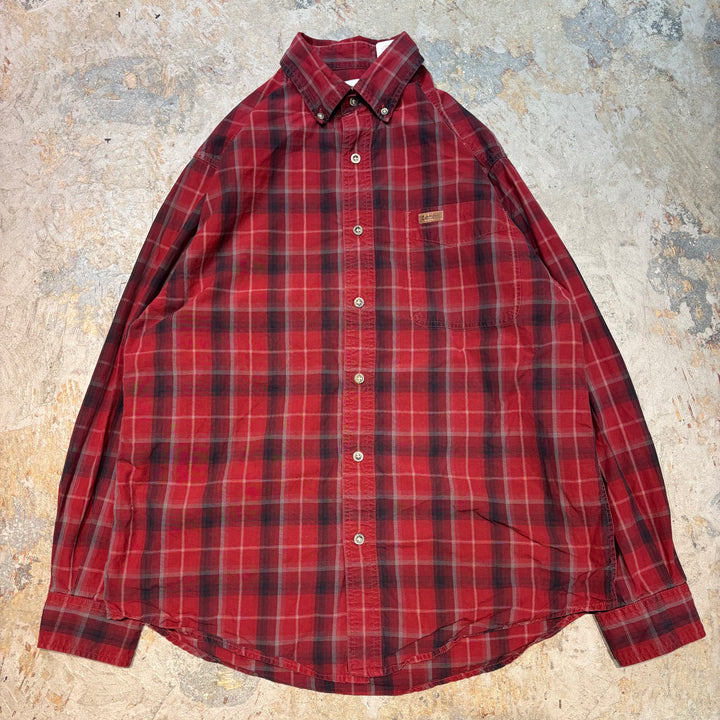 古着 carhartt/カーハート/ ボタンダウン長袖シャツ/ チェック柄/ サイズM
