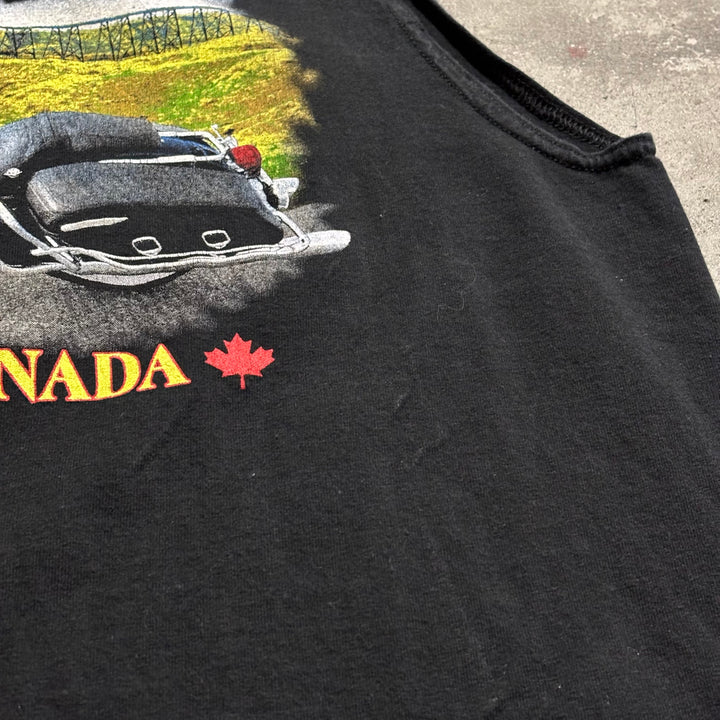 古着  USA製 Harley-Davidson /ハーレー ダビッドソン/ プリントTシャツ/ ノースリーブ/ サイズL