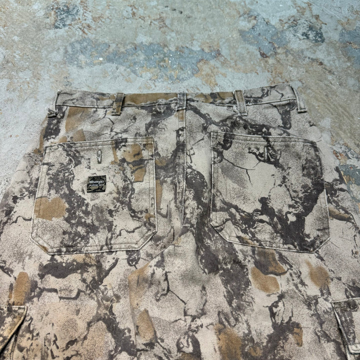 二手服裝Wangler/ Wrangler/ Real Tree Camo Cargo褲子/尺寸W32 x L30