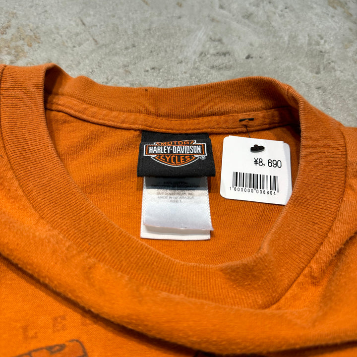古着 Harley-Davidson/ハーレーダビッドソン/ プリントロングTシャツ/ サイズL