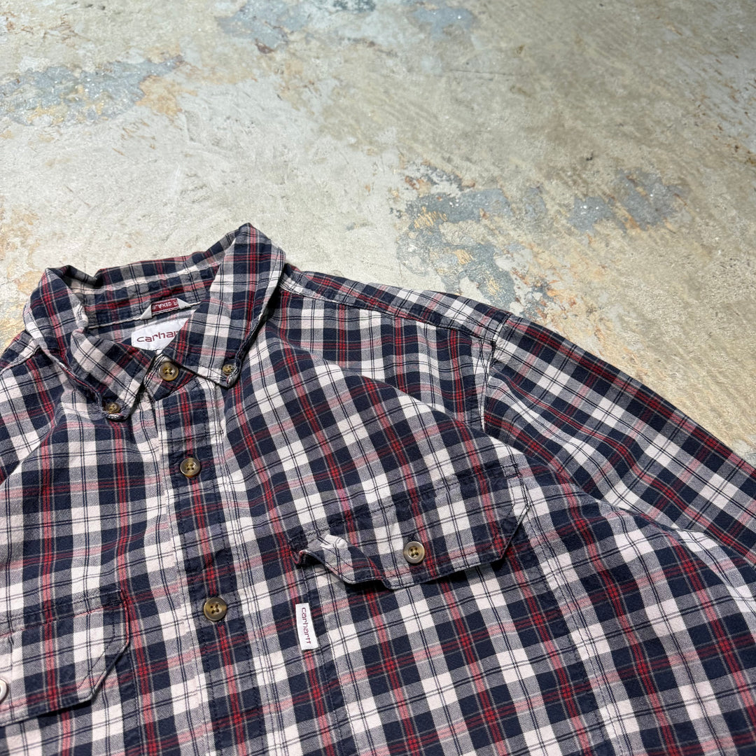 Used clothing carhartt/Carhartt/Long sleeve shirt/Checked pattern/Size L