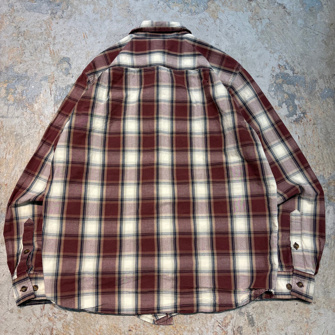 古着 carhartt/カーハート/ ボタンダウン長袖シャツ/ チェック柄/ サイズM