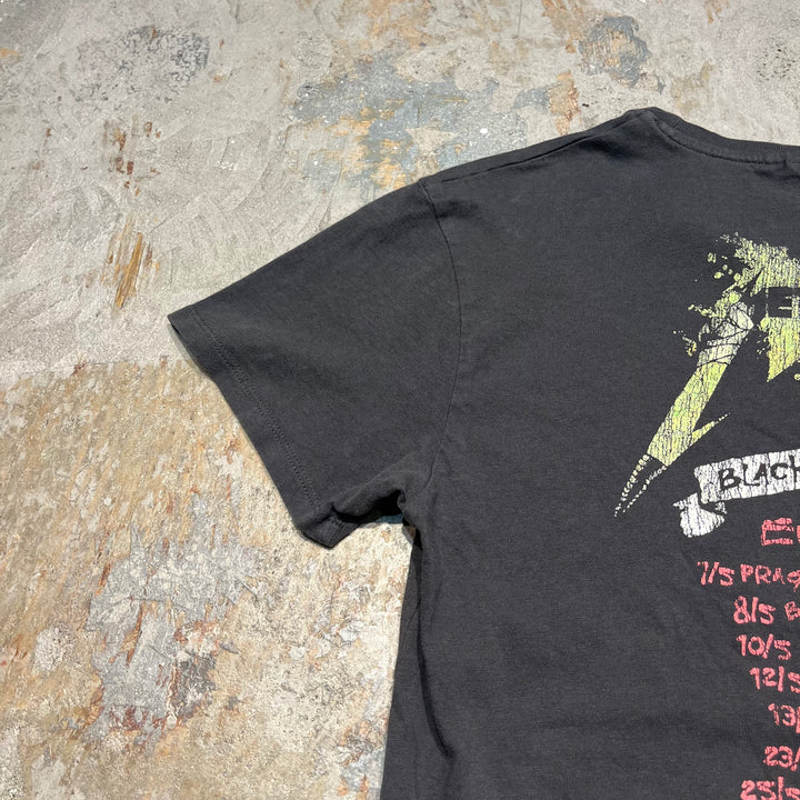 Used clothing METALLICA/Metalica/Rock printed T-shirt/Size L equivalent