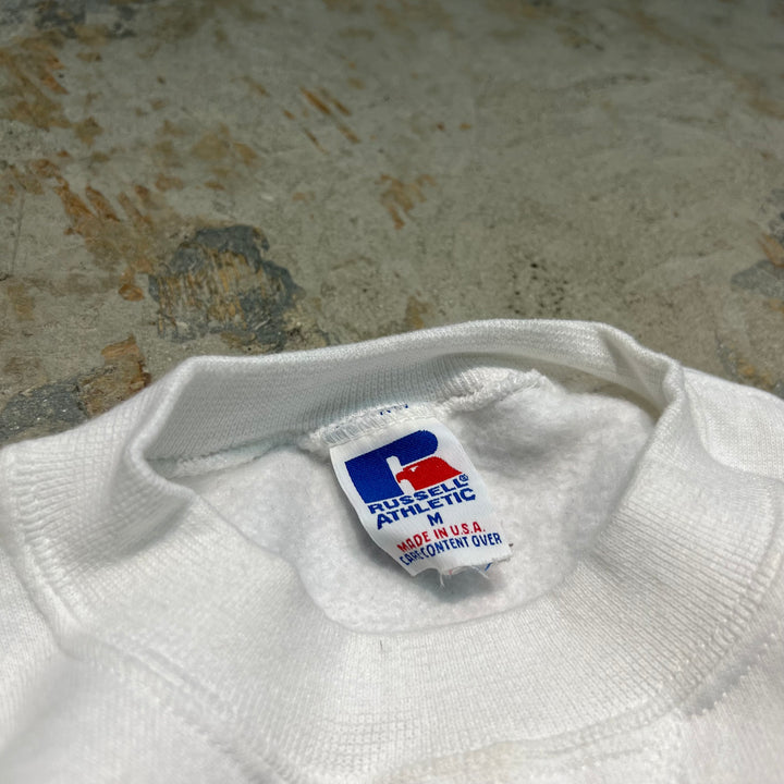 #3509 古着/Russell/ラッセル/Crewneck sweat/クルーネックスウェット/無地/MADE IN U.S.A/サイズM