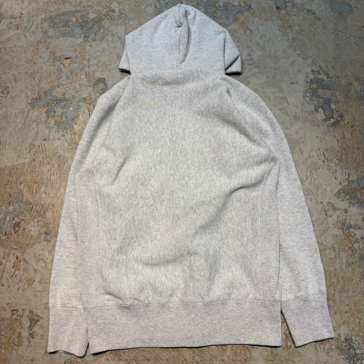 빈티지 00의 챔피언/ 챔피언/ 챔피언/ 리버스 직조/ 워밍업/ 풀 지퍼 후 까마귀/ 단색 태그/ 자수 로고/ 크기 XL