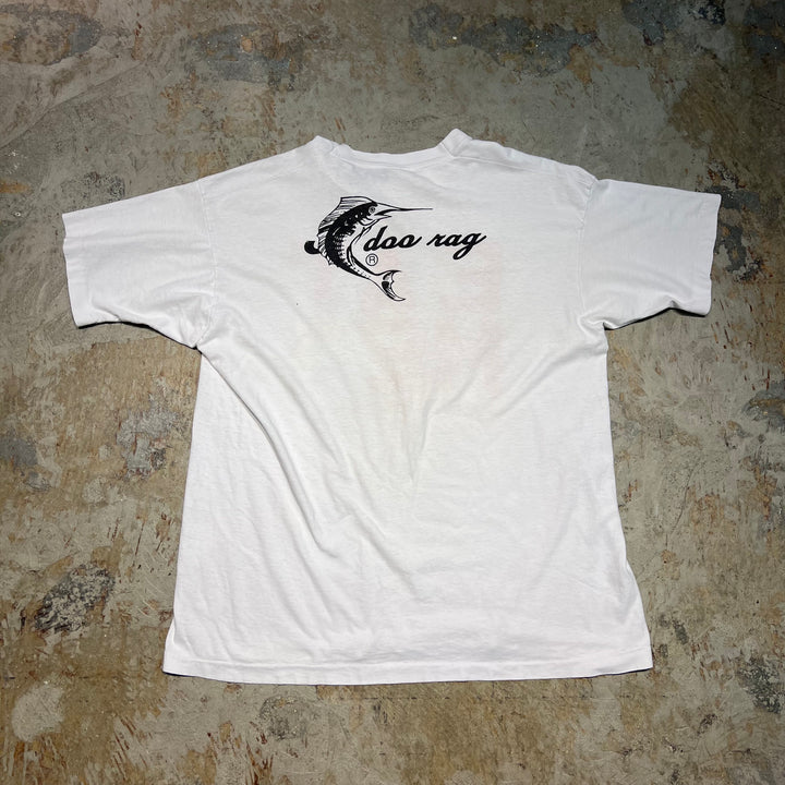 古着 USA製 90's フルーツオブザルーム/EAT MEXICAN/ツーソン アリゾナ州/ヴィンテージ シングルステッチ プリントTシャツ/サイズXL