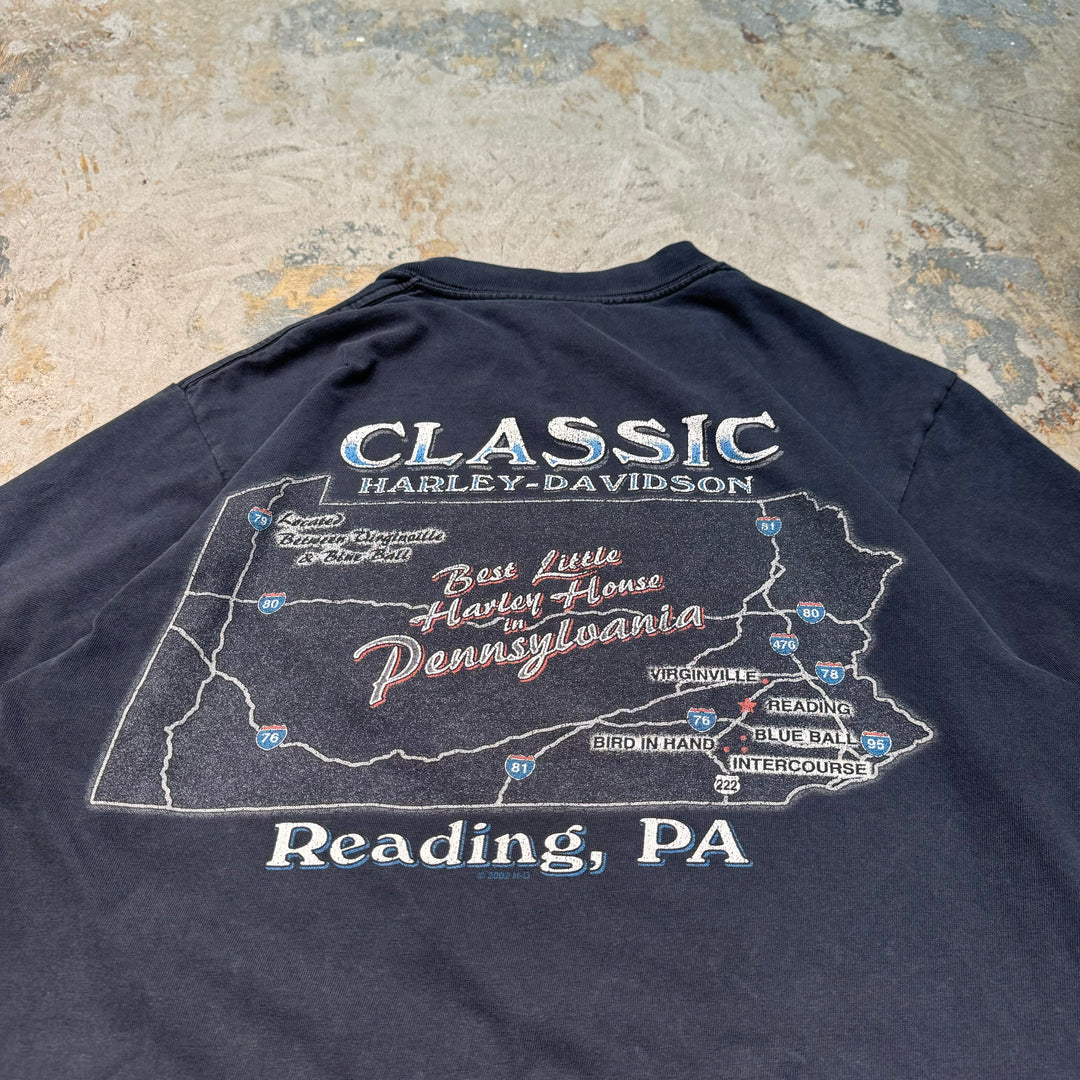 Used clothing Made in USA Harley-Davidson/Harley-Davidson/Printed T-shirt/Size M