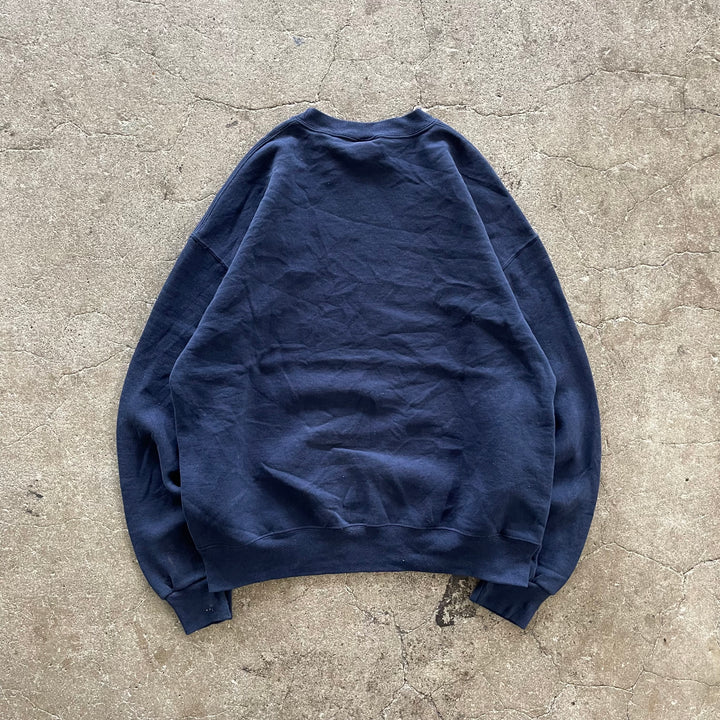旧衣服RUSSELL ATHLETIC/ RUSSELL运动/空白克鲁兹湿衫/素色/尺寸L