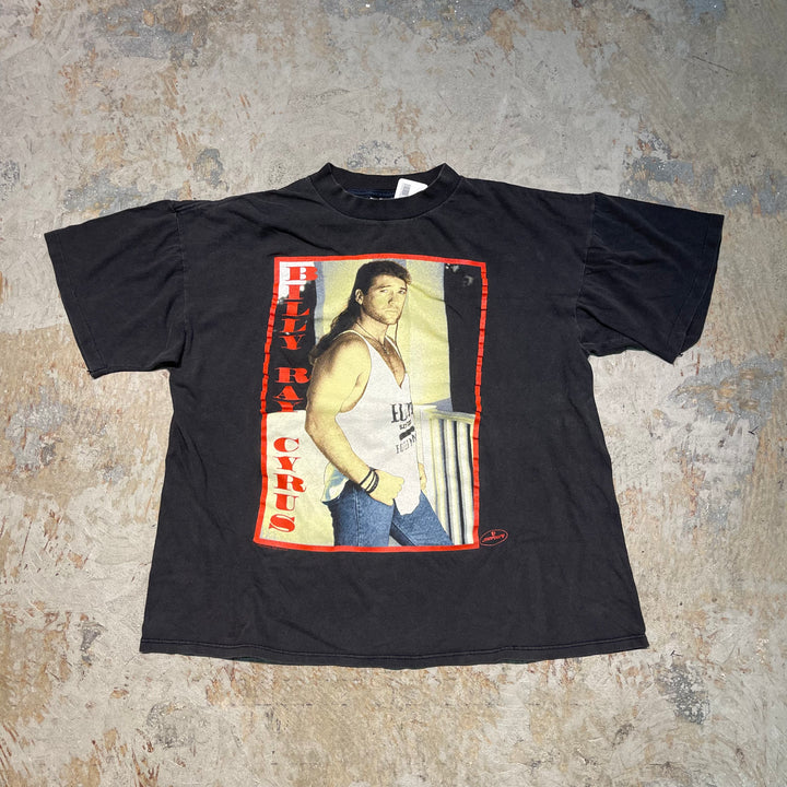 #4836 古着 93's USA製 ビリー・レイ・サイラス Ain't Your Dog No More/ヴィンテージ シングルステッチ バンドTシャツ/サイズXL