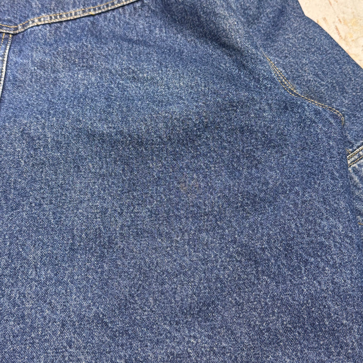 古着 Wrangler/ ラングラー/ デニムボアジャケット/ 裏地ボア/ 襟コーデュロイ/ サイズL