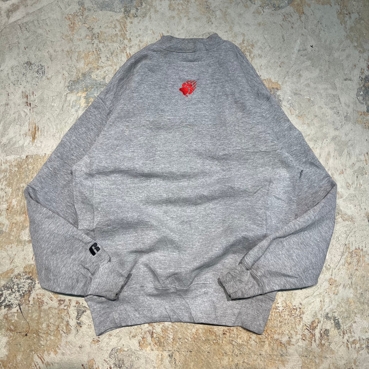 #4020 古着 Russell Athletic/ラッセル アスレチック/College Sweat Shirts/カレッジロゴスウェット/WISCONSIN/ウィスコンシン大学/Bucky Badger/アナグマ・バッキー/サイズM