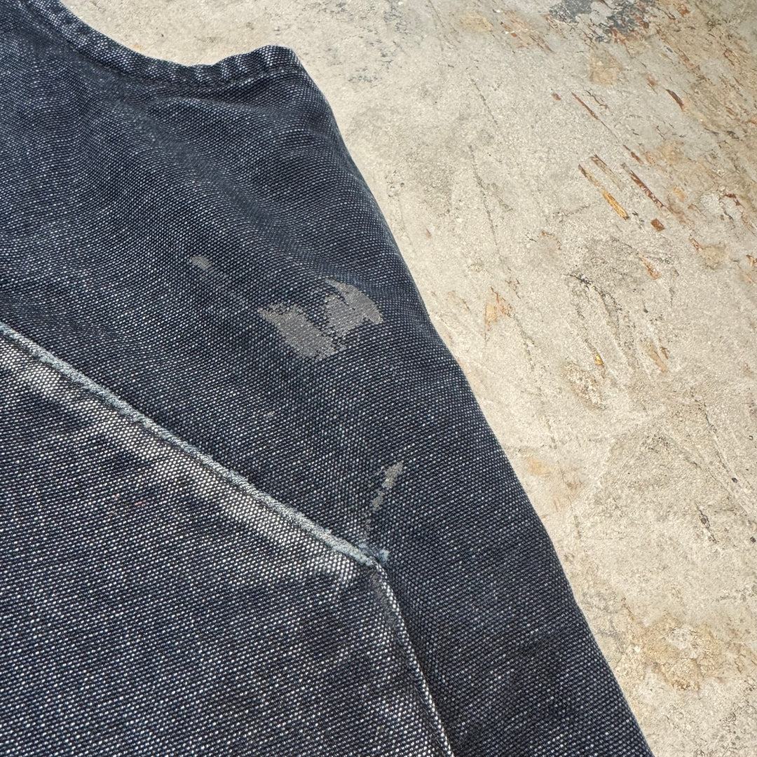 古着 Carhartt/ カーハート/ ダックベスト/ ダック地/ 裏地キルティング/ 企業ロゴ/ サイズL