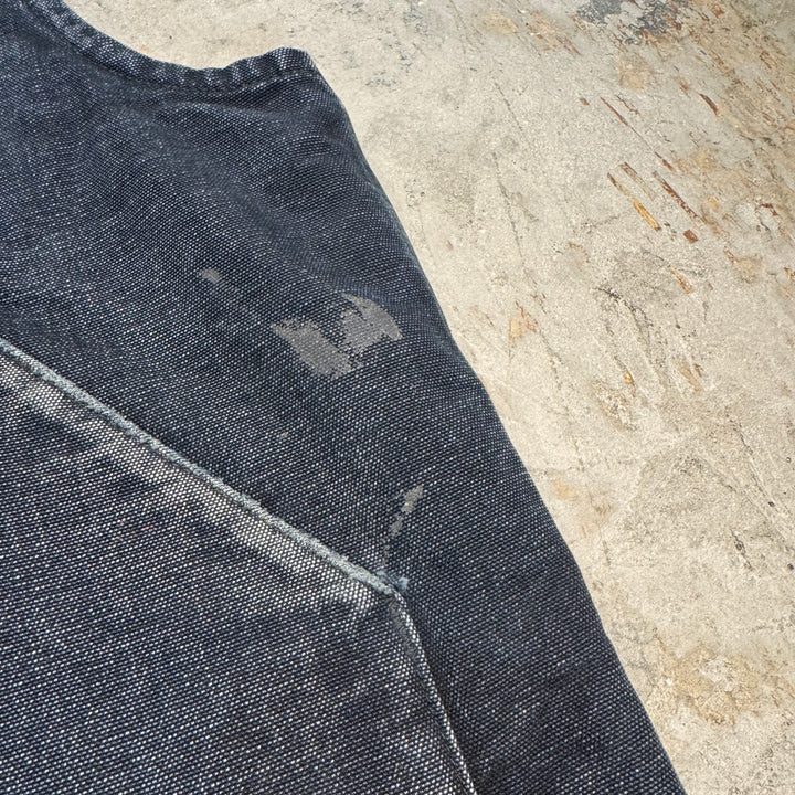 古着 Carhartt/ カーハート/ ダックベスト/ ダック地/ 裏地キルティング/ 企業ロゴ/ サイズL