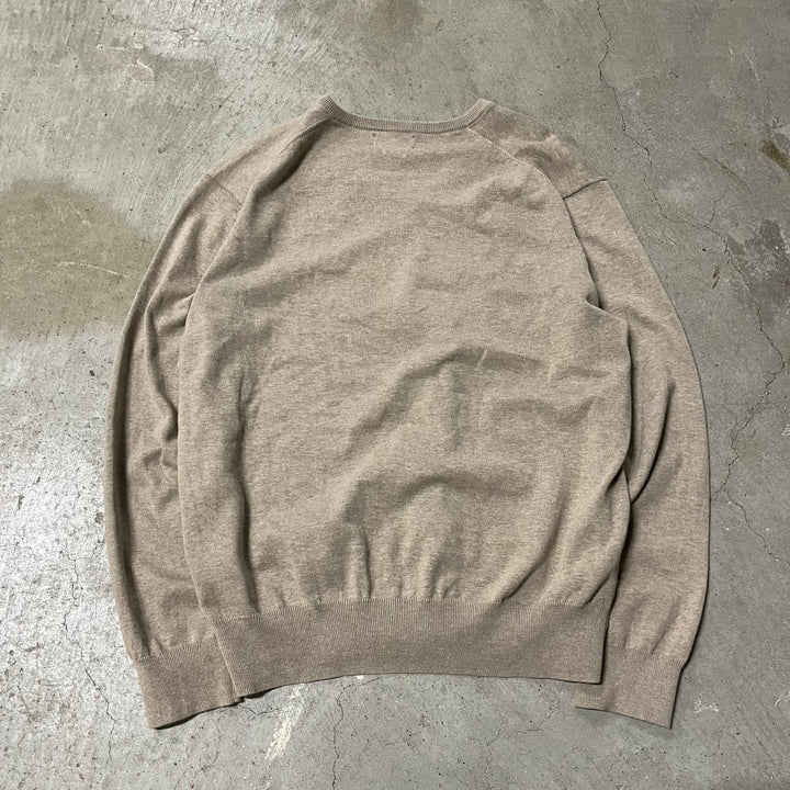 #3694古着/ラルフローレン/POLObyRalphLauren/コットンニット/Cottonknit/Vネック/サイズL