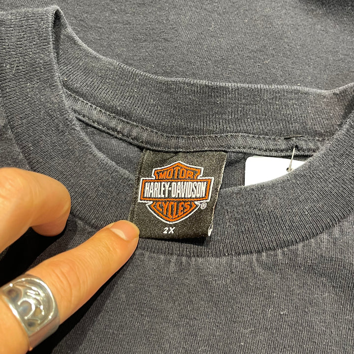 古着 Harley-Davidson/ハーレー ダビッドソン/ハミルトン/カナダ/プリントTシャツ/サイズ2XL