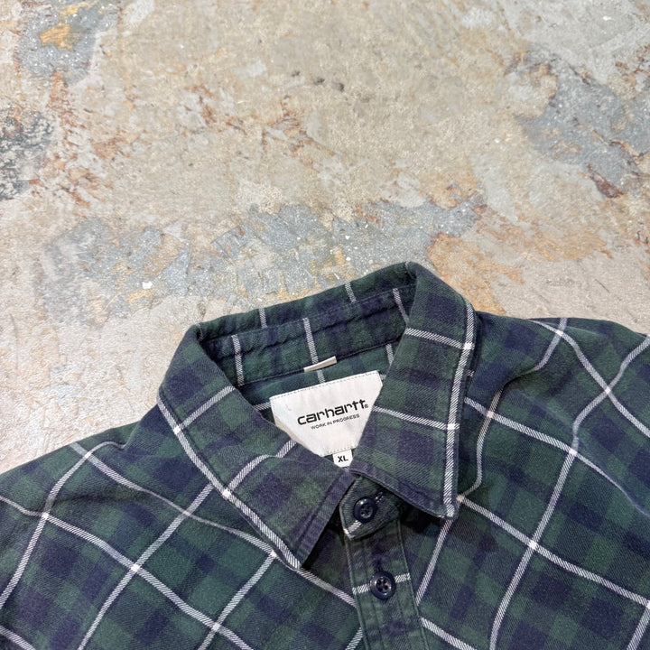 古着 carhartt/カーハート/ 長袖シャツ/チェック柄/サイズXL