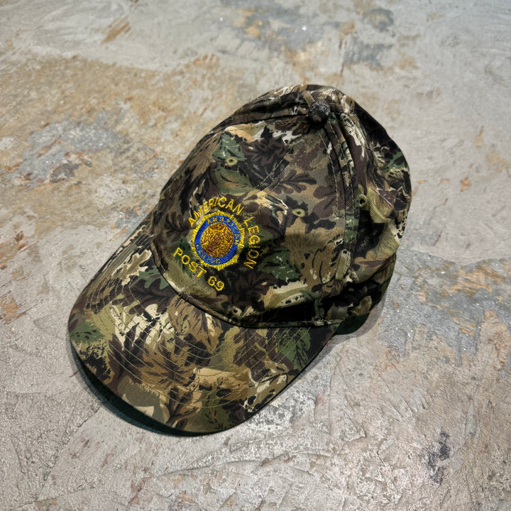 古着 AMERICAN LEGION POST 69/リアルツリーカモキャップ