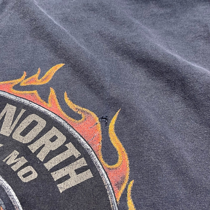 Used clothing Made in USA Harley-Davidson / Kansas City Store, Missouri / Printed T-shirt / Size XL