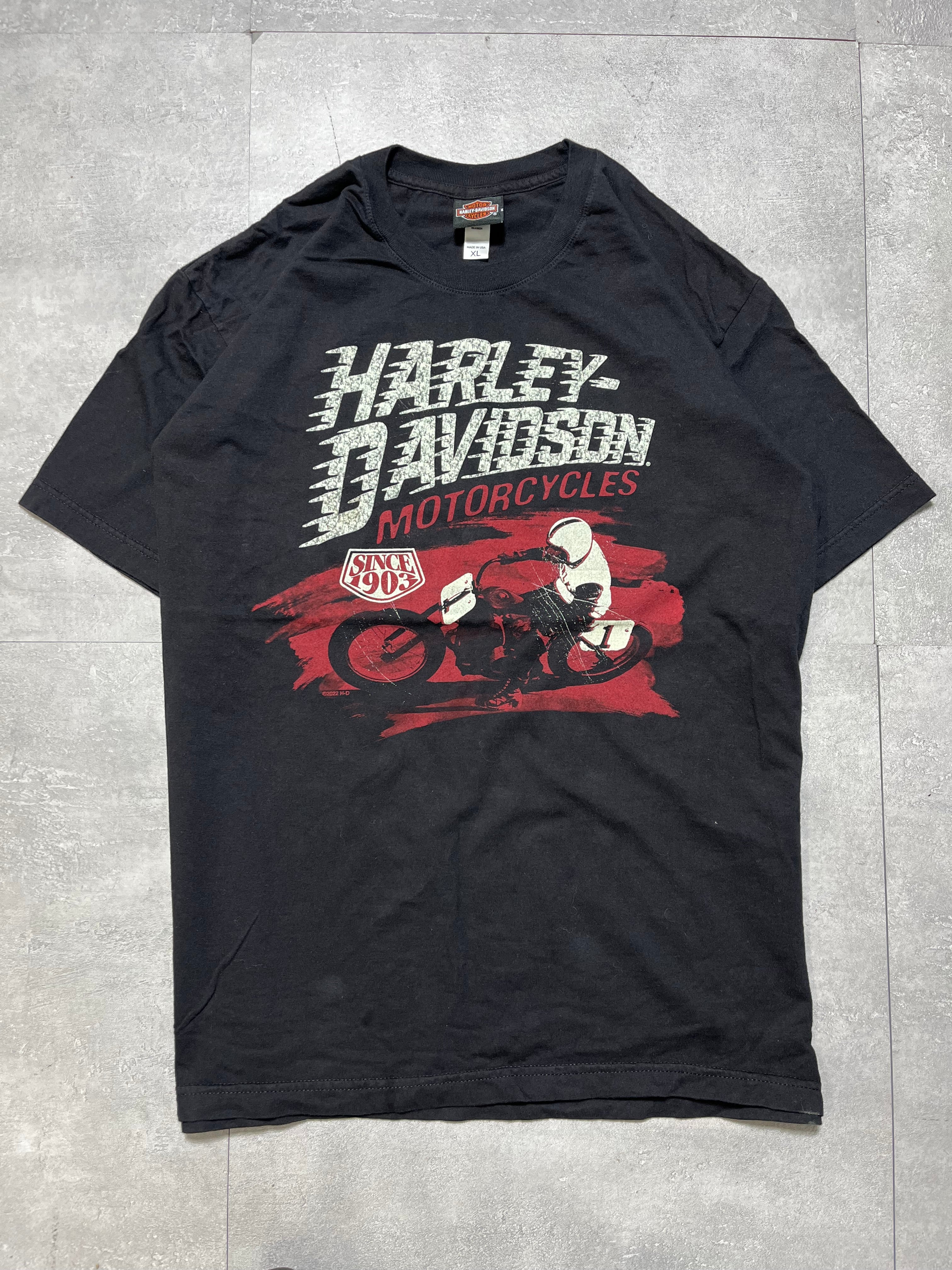 古着 ハーレーダビッドソン Harley-Davidson 両面プリント 古着 ハーレーダビッドソン Harley-Davidson 両面プリント