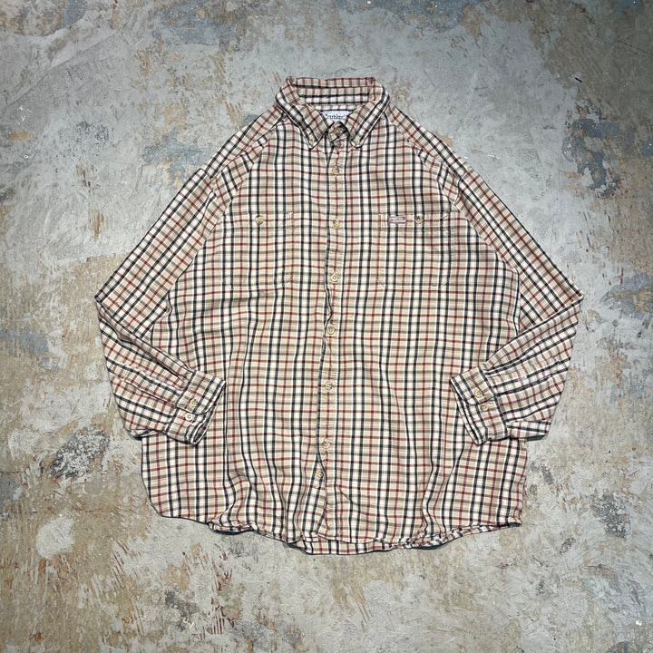 #4344 L.L.BEAN L/S 체크 셔츠 크기 2XL