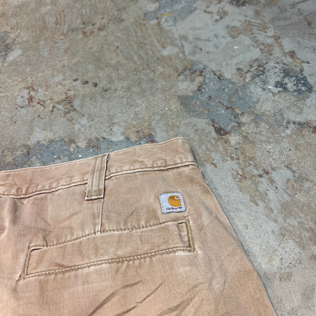 #4739 Used clothing Carhartt/Duck Painter Pants/Duck fabric Painter pants/Size W38×30