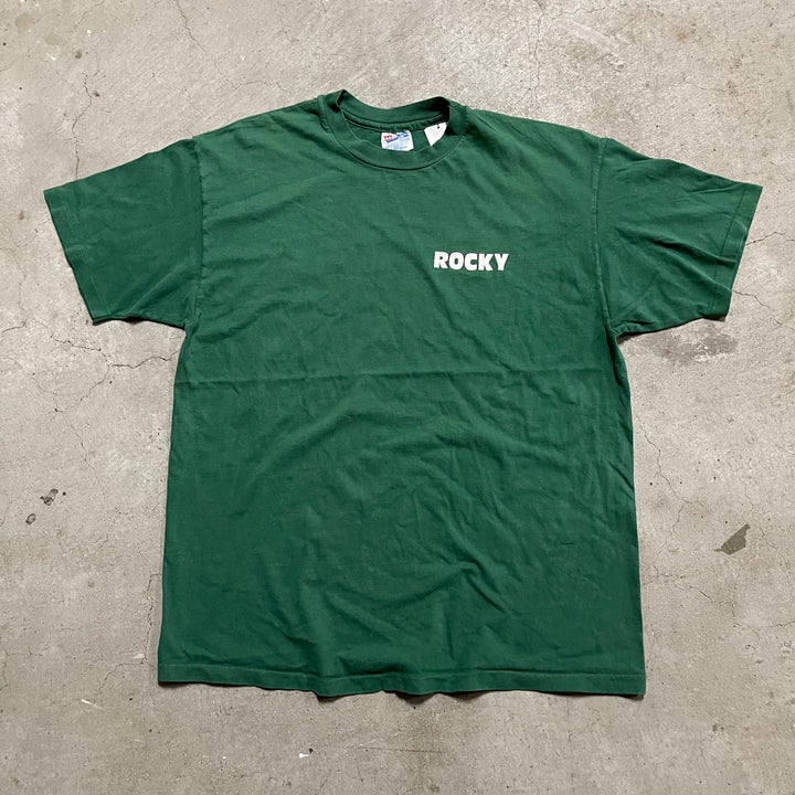 古着 USA 90's~ ヘインズ/ロッキー・マウンテン・カレッジ/カレッジロゴ/ヴィンテージ シングルステッチ プリントTシャツ/サイズXL