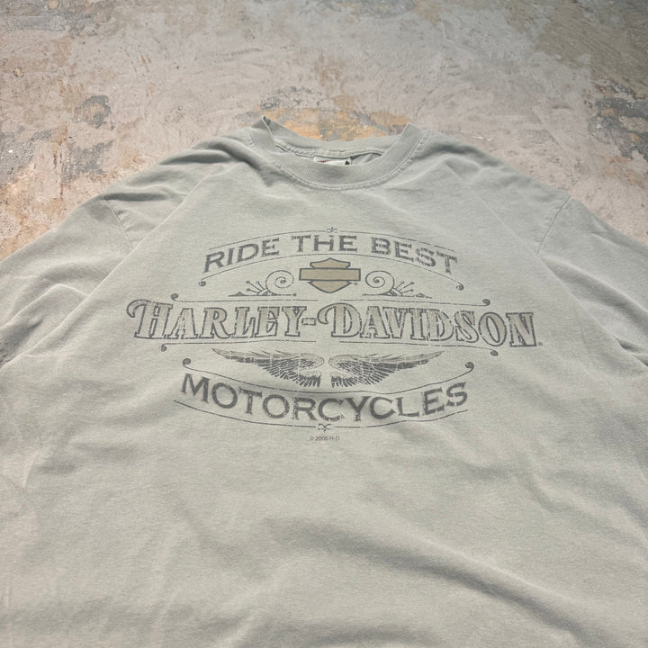 古着 USA製 Harley-Davidson/ハーレーダビッドソン/ プリントTシャツ/ サイズL