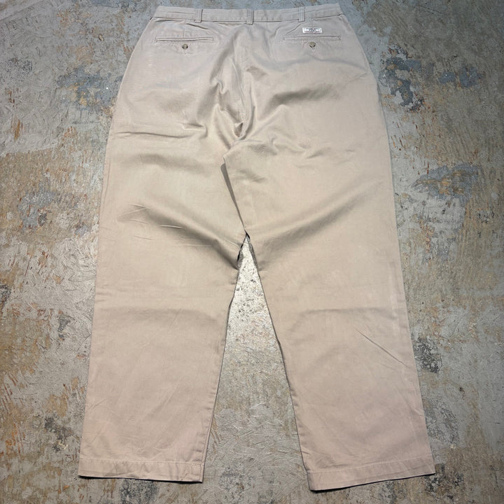 古着 90's〜 Ralph Lauren/ラルフローレン/ ツータックチノパンツ/ 実寸サイズ35×29