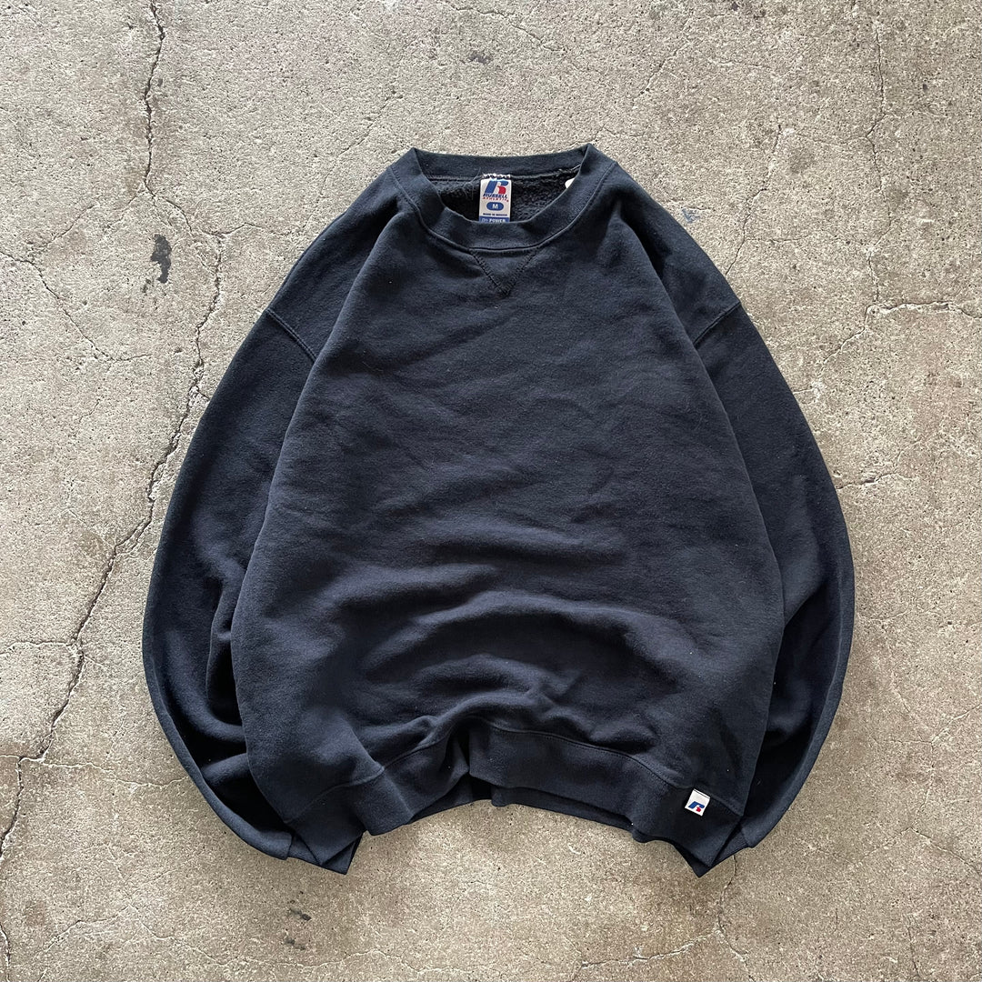 旧衣服RUSSELL ATHLETIC/ RUSSELL ATHLETIC/空白克罗内克湿衫/素色/尺寸M