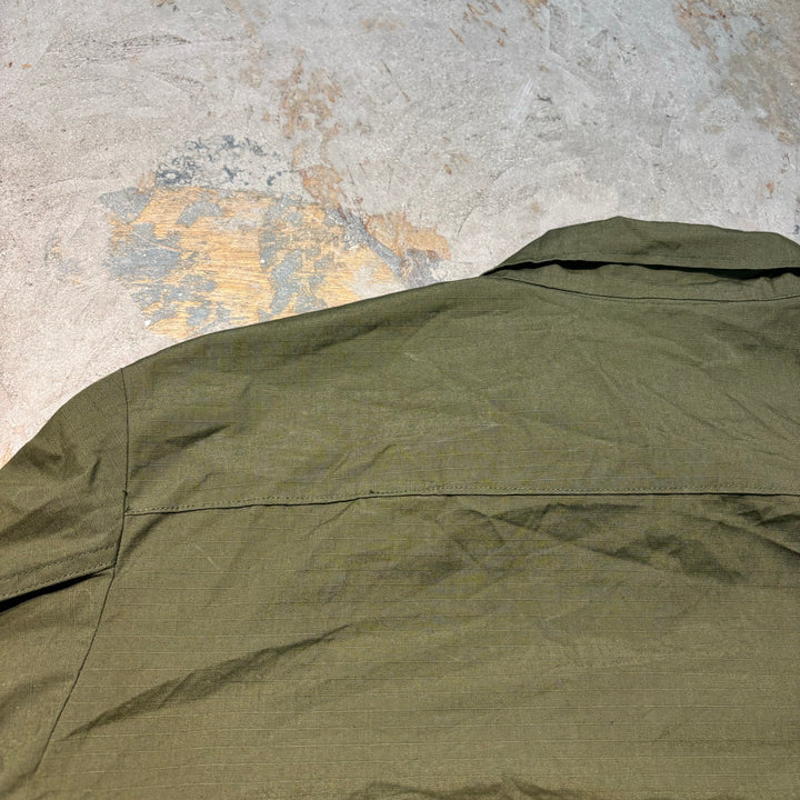 Used clothing Made in USA 60's U.S.ARMY/US Army/Jungle Fatigue Jacket/4th/Ripstop fabric/Size X-Large - Regular