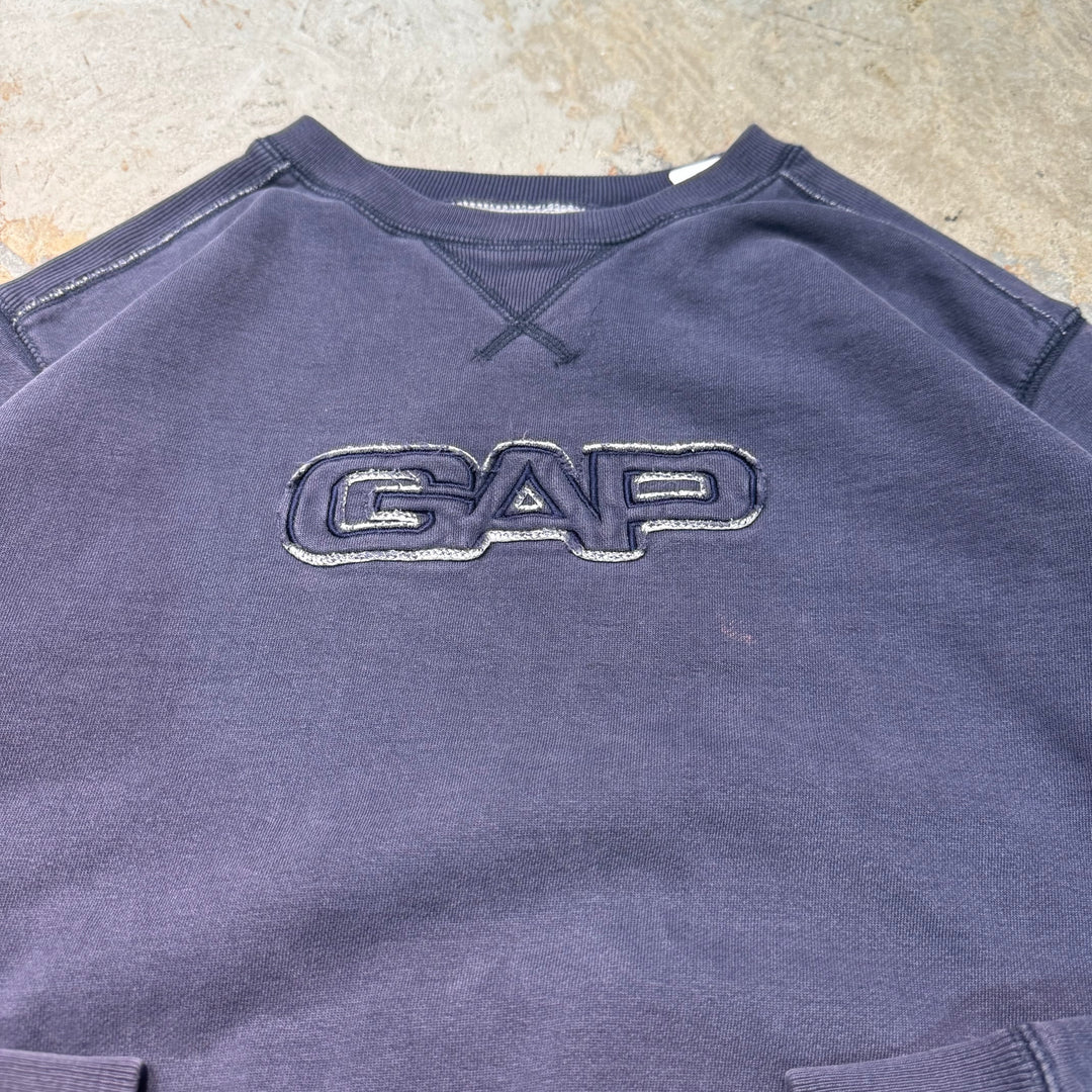Used clothing 80's to 90's GAP/Gap/Crew neck sweatshirt/Size M