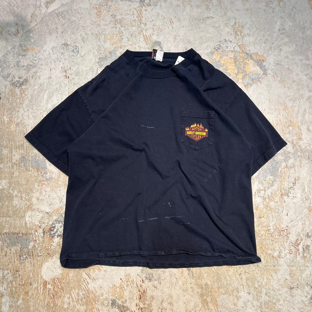 Used clothing Made in USA Harley-Davidson / Harley Davidson / Honolulu, Hawaii / PASIFIC / Printed T-shirt / Size XXL