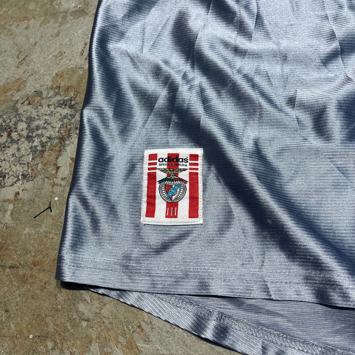 #4478 古着 Adidas/アディダス/Sport Lisboa e Benfica/SLベンフィカ/Football/フットボール Tee/サイズL