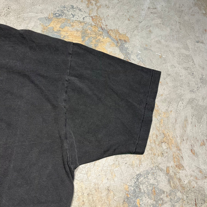 古着 USA製 80's~ ヘインズ/"In the Beginning GoD"/Genesis 1:1聖書
/イエス キリスト/グラフィックアート/ヴィンテージ シングルステッチ Tシャツ/サイズXL相当