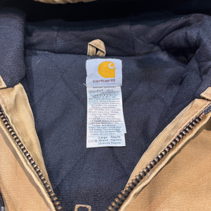 古着 carhartt/ カーハート/ アクティブジャケット/ 裏地キルティング/サイズL
