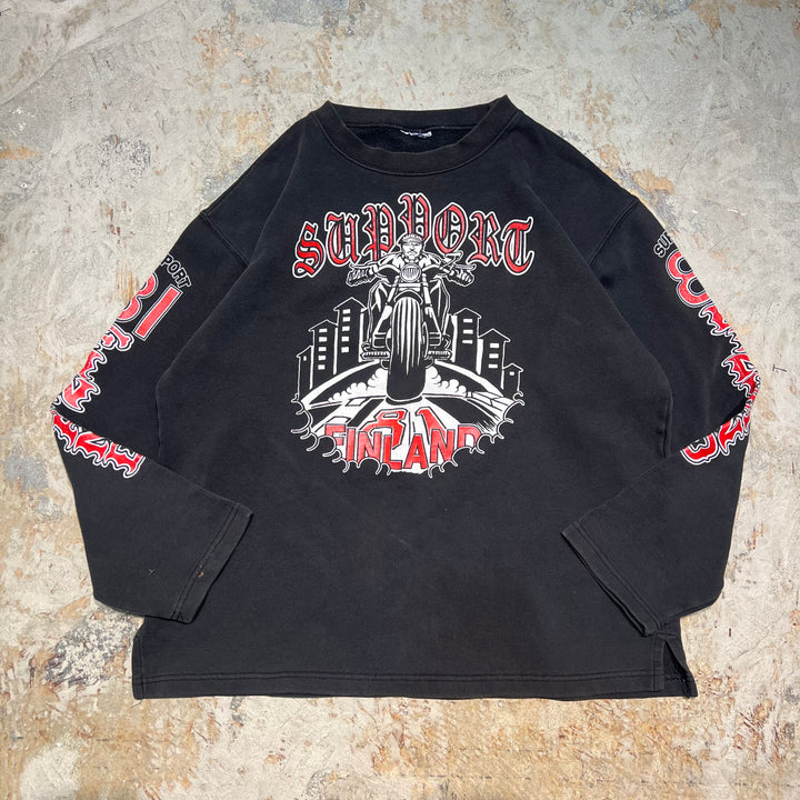 #3961 古着 Unknow/Crew neck sweat/クルーネックスウェット/サイズXL相当