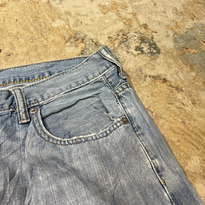 旧衣Levi's/李维斯/Denim Pants/牛仔短裤/569/实际尺寸36×30