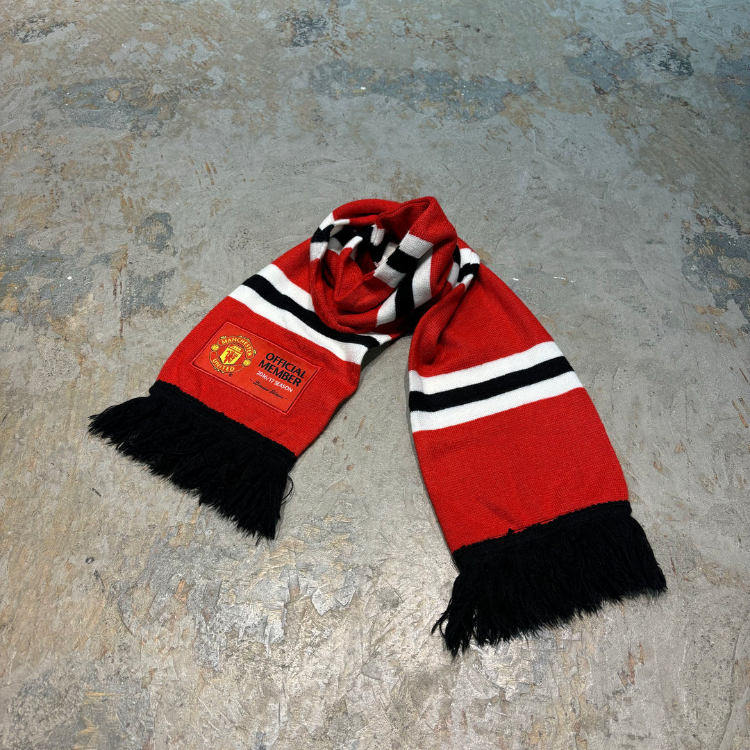 Used clothing soccer scarf / MANCHESTER UNITED FC / Manchester United FC / Premier League / 2016 17SEASON