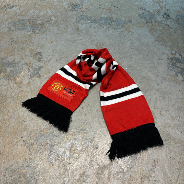 Used clothing soccer scarf / MANCHESTER UNITED FC / Manchester United FC / Premier League / 2016 17SEASON