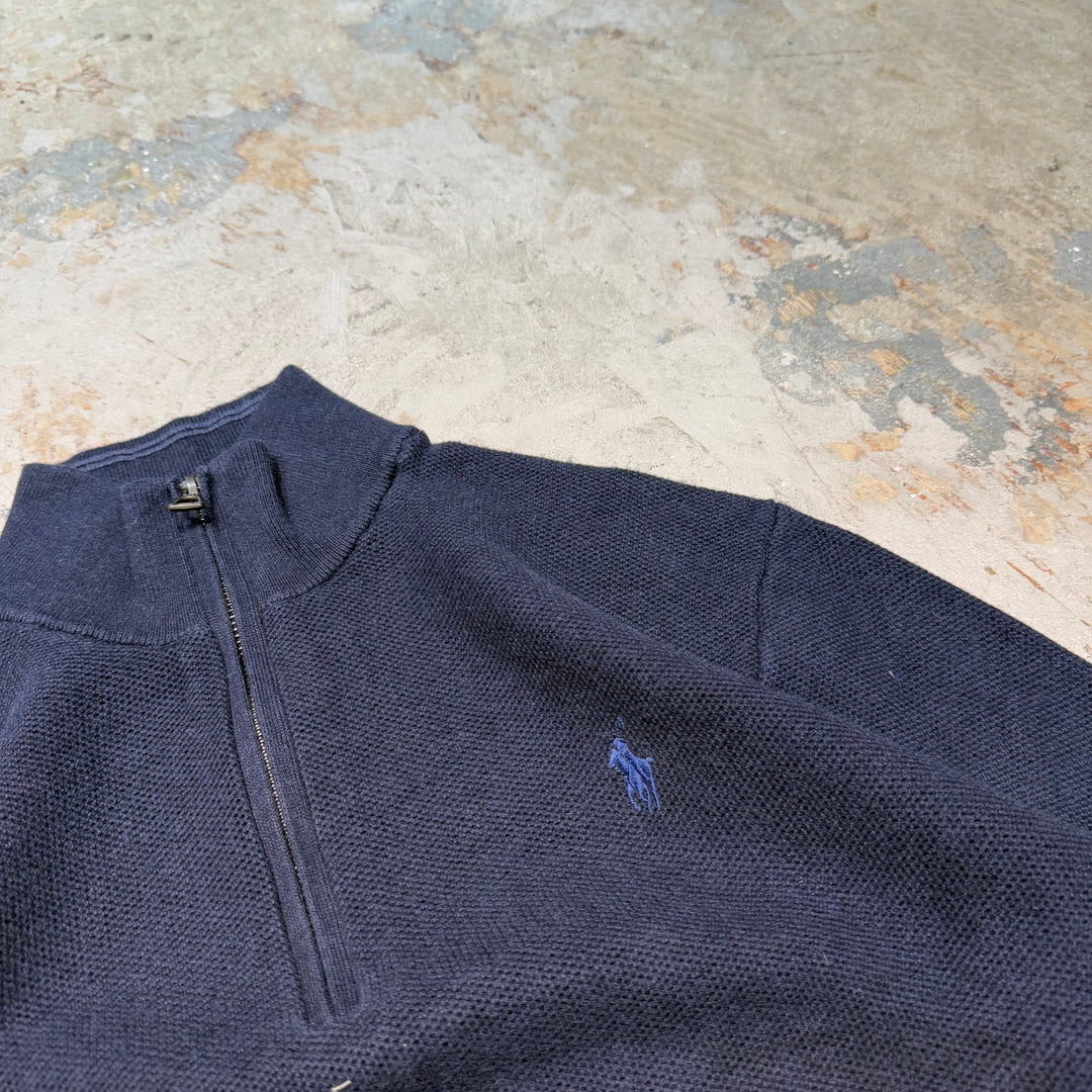 Ralph Lauren/ Polo Ralph Lauren/ Half Zip 니트 스웨터/ 사이즈 M의 사용 의류 폴로