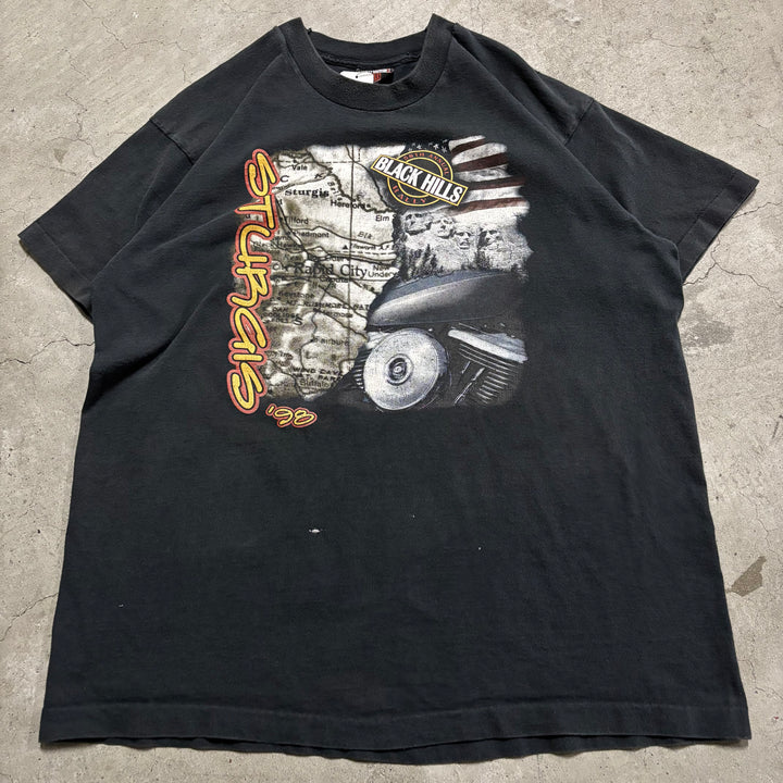 古着 USA製 90's Harley-Davidson/ハーレーダビッドソン/ プリントTシャツ/ サイズXL相当