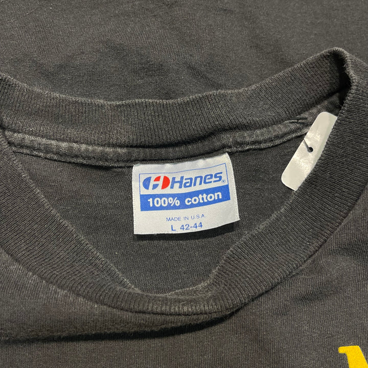 중고 의류 98 's USA Made Hanes / Hanes / Fleetwood Mac / 빈티지 싱글 스티치 밴드 티셔츠 / 크기 L